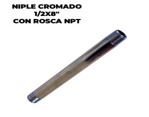 Niple Cromado 1/2X8\