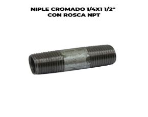 Niple Cromado 1/4X1 1/2\