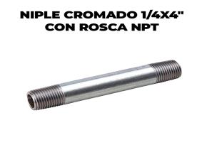 Niple Cromado 1/4X4\