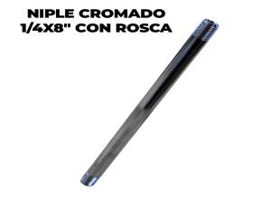Niple Cromado 1/4X8\