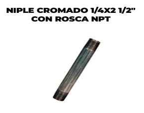 Niple Cromado 1/4X2 1/2\