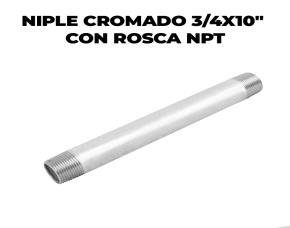 Niple Cromado 3/4X10\
