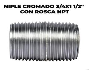 Niple Cromado 3/4X1 1/2\