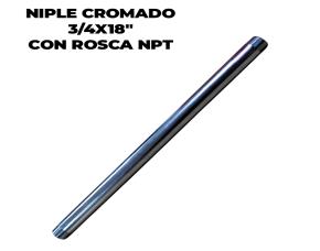 Niple Cromado 3/4X18\