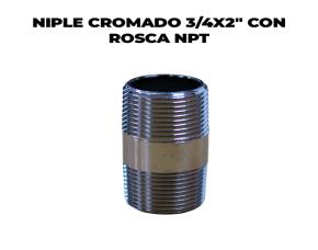 Niple Cromado 3/4X2\