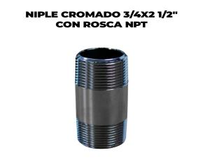 Niple Cromado 3/4X2 1/2\