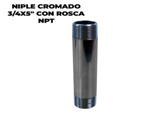 Niple Cromado 3/4X5\