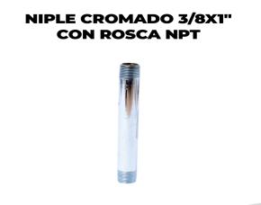 Niple Cromado 3/8X1\