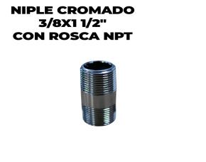Niple Cromado 3/8X1 1/2\