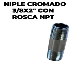 Niple Cromado 3/8X2\