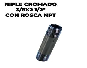 Niple Cromado 3/8X2 1/2\