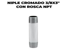 Niple Cromado 3/8X3\