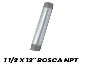 Niple Galvanizado 1 1/2X12\