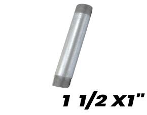Niple Galvanizado 1 1/2X1\