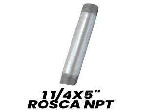 Niple Galvanizado 1 1/4X5\