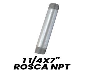 Niple Galvanizado 1 1/4X7\