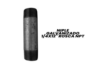 Niple Galvanizado 1/4X12\