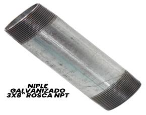 Niple Galvanizado 3X8\