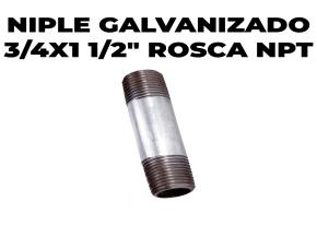 Niple Galvanizado 3/4X1 1/2\