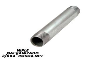 Niple Galvanizado 3/8X4\