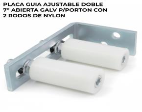 Placa Guia Ajustable  Doble 7\