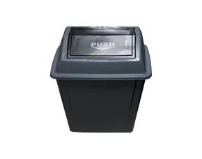 Basurero Push Gris 58 Litros