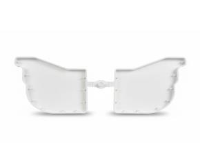 Par De Tapas Para Canal De Agua  Clasico Blanco Pecho Paloma