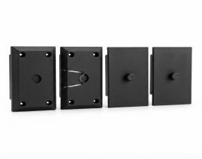Juego De 2 Pivote (4 Piezas) Inferior/Superior Plastico Rotatorio Para Viga Wpc Estructural 2 ...