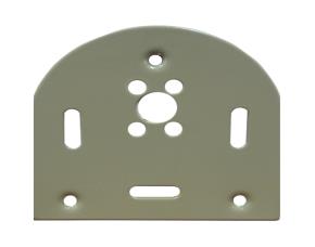 Placa Para Cerradura Sobreponer Sin Agujero Para Llavin Cilindro Suelto D1-L-Cs Y D1-R-Cs