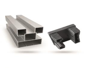Poste Aluminio 2 5/8X2 5/8\