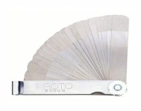 Set 22 Pzs Hojas Calibradoras Escalonadas, Acero Inox, Proto.