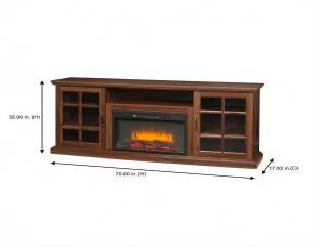 Chimenea Electrica De Pared E/Mueble 70\