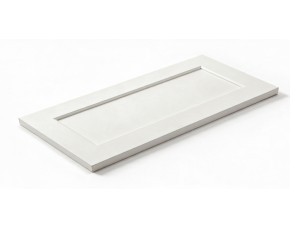 Panel Decorativo Lateral D/Madera Blanco 11.89\