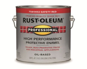 GALON DE PINTURA ESMALTE INDUSTRIAL PROFESIONAL ROJO, RUST OLEUM, (7564402) USO EN METAL-MADERA EXTE