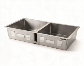 LAVATRASTO COMERCIAL KOHLER HEAVY DUTY, ACERO INOX 32\