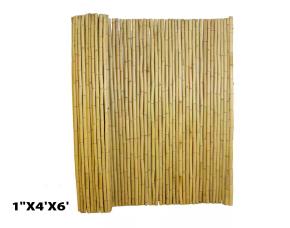 Cerca De Bambu Redondo Natural 1\