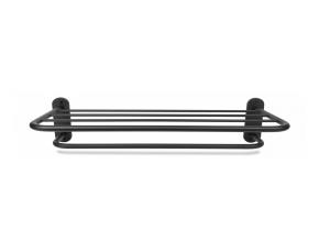 Toallero Multiple Negro De Acero Inoxidable