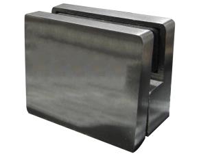 Soporte Para Vidrio 8Mm Cuadrado Solido, Acero Inoxidable Cepillado 304 42X42X22 Mm, 42.2Mm