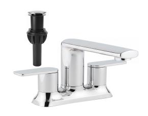 Grifo Doble Para Lavamanos Pfister Sena Cromado Pulido