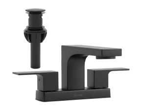 Grifo Doble Para Lavamos  Negro Mate Pfister Admiral 1.2Gpm