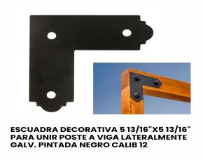 Escuadra Decorativa 5 13/16\