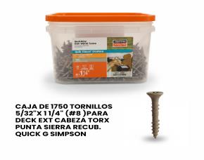 CAJA DE 1750 TORNILLOS 5/32\