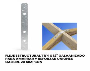 Fleje Estructural 1 1/4 X 12\