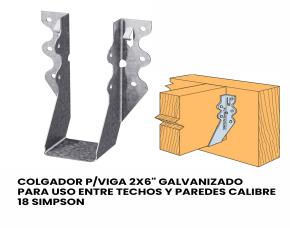 Colgador P/Viga 2X6\