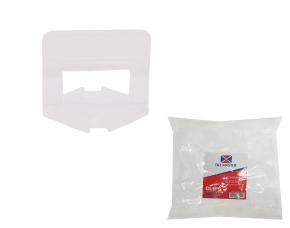Bolsa De 100 Clips Heavy Duty P/Separacion De 1Mm Grosor Para Sistema Nivel.d/Ceram. (Tm-Clips...