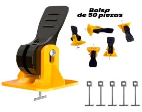 Bolsa De 50 Pcs Sistema Nivelacion De Succion Reutilizable Para Porcelanato Y Ceramica  Tile M...