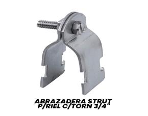 Abrazadera Strut P/Riel C/Torn 3/4\