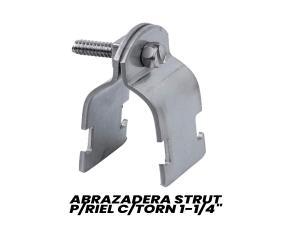 Abrazadera Strut P/Riel C/Torn 1-1/4\