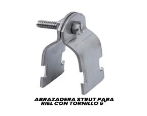 Abrazadera Strut Para Riel Con Tornillo 6\