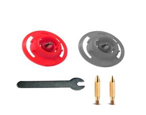 JUEGO DE 2 BOQUILLAS DE 2.5MM Y 1MM P/PISTOLA TP-S...